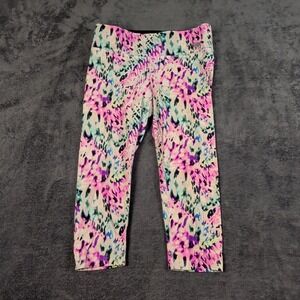 Victoria's Secret Sport Pink Yoga Crop Workout Leggings Small Athleisure